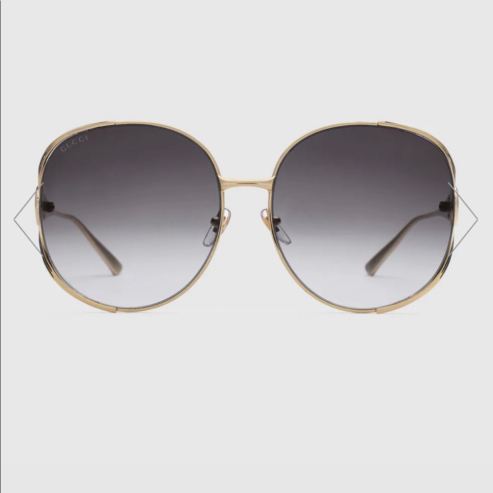Gucci Round Metal Face Sunglasses